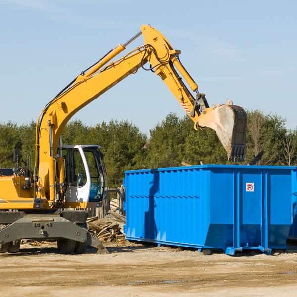 how does a residential dumpster rental service work in Wells County Indiana